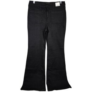 J. Crew High-rise flare jean Black Rinse‎ 30 NWT